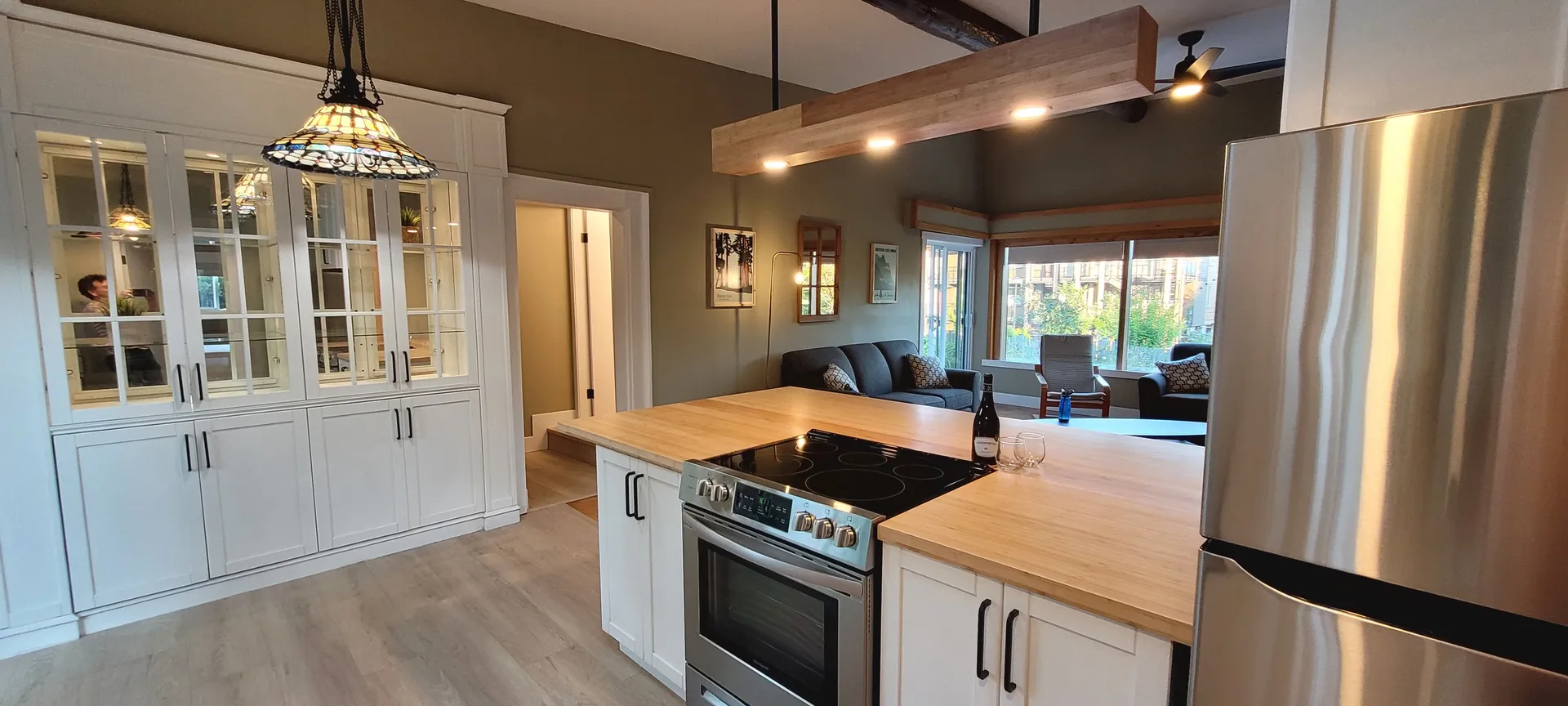 Unit 1 kitchen and living area