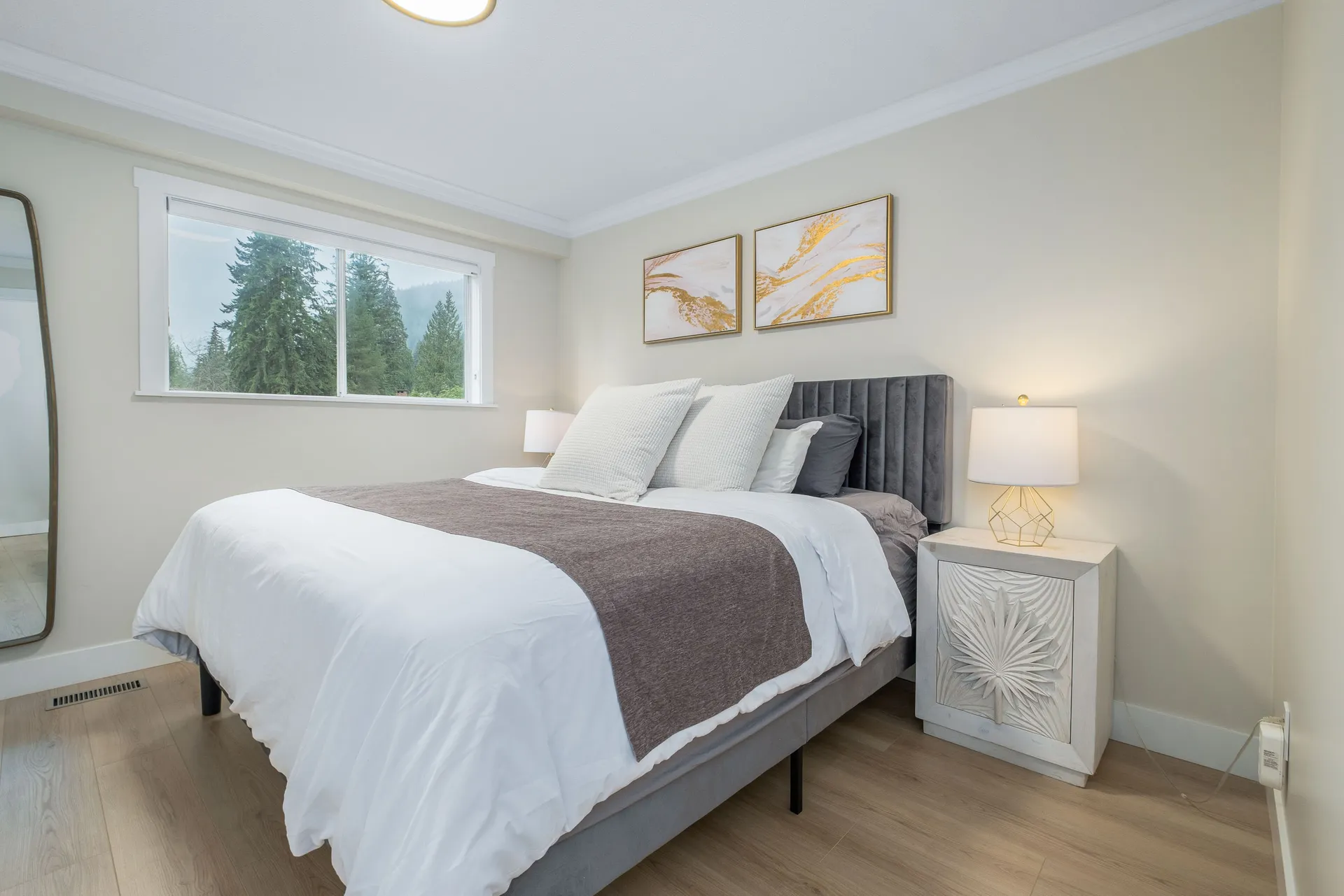 Interior spaces after renovation