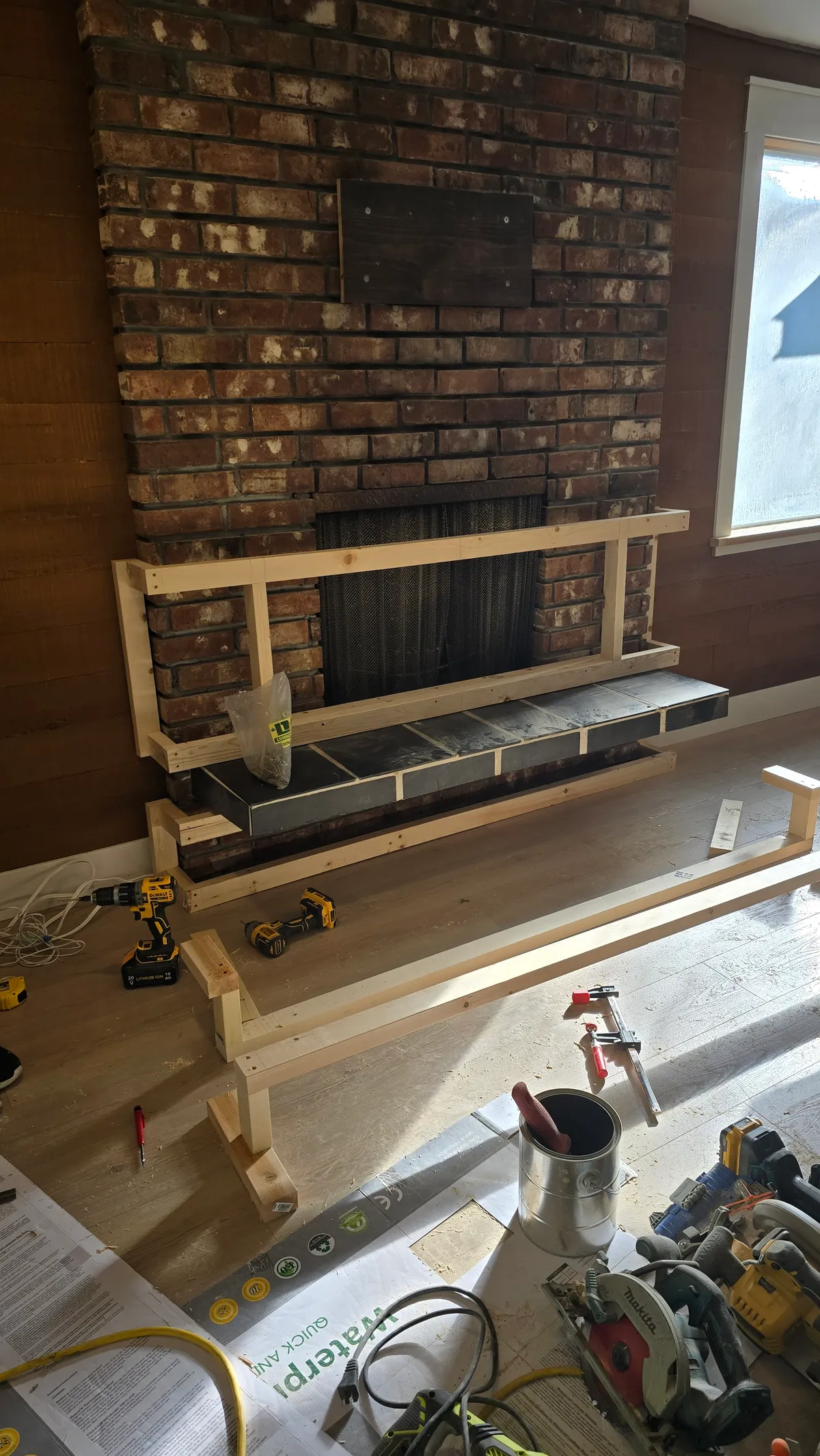 Early stage renovation work