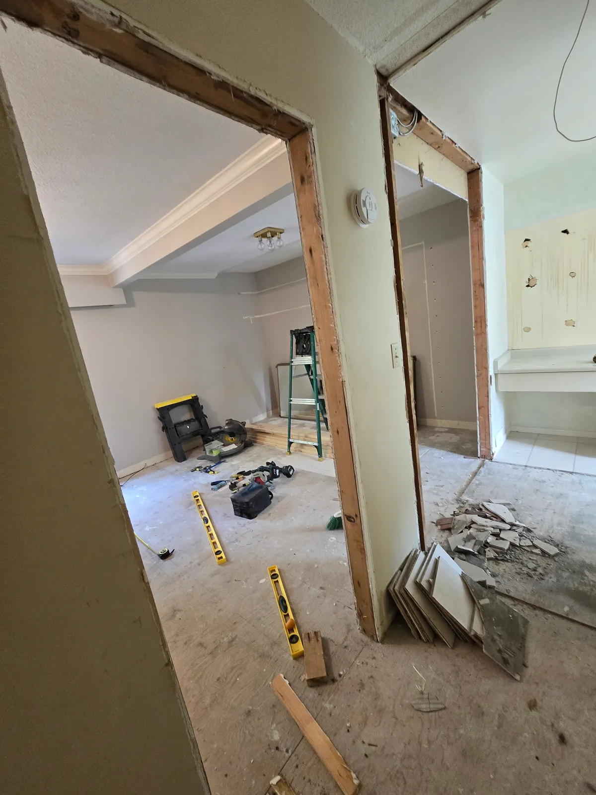 Trim and millwork installation