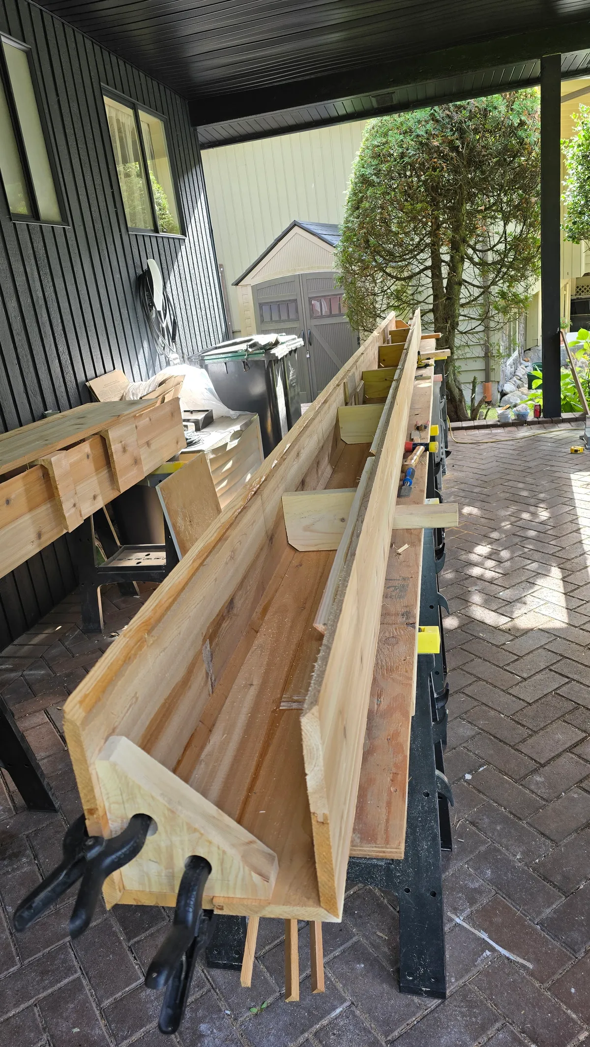 Exterior painting work