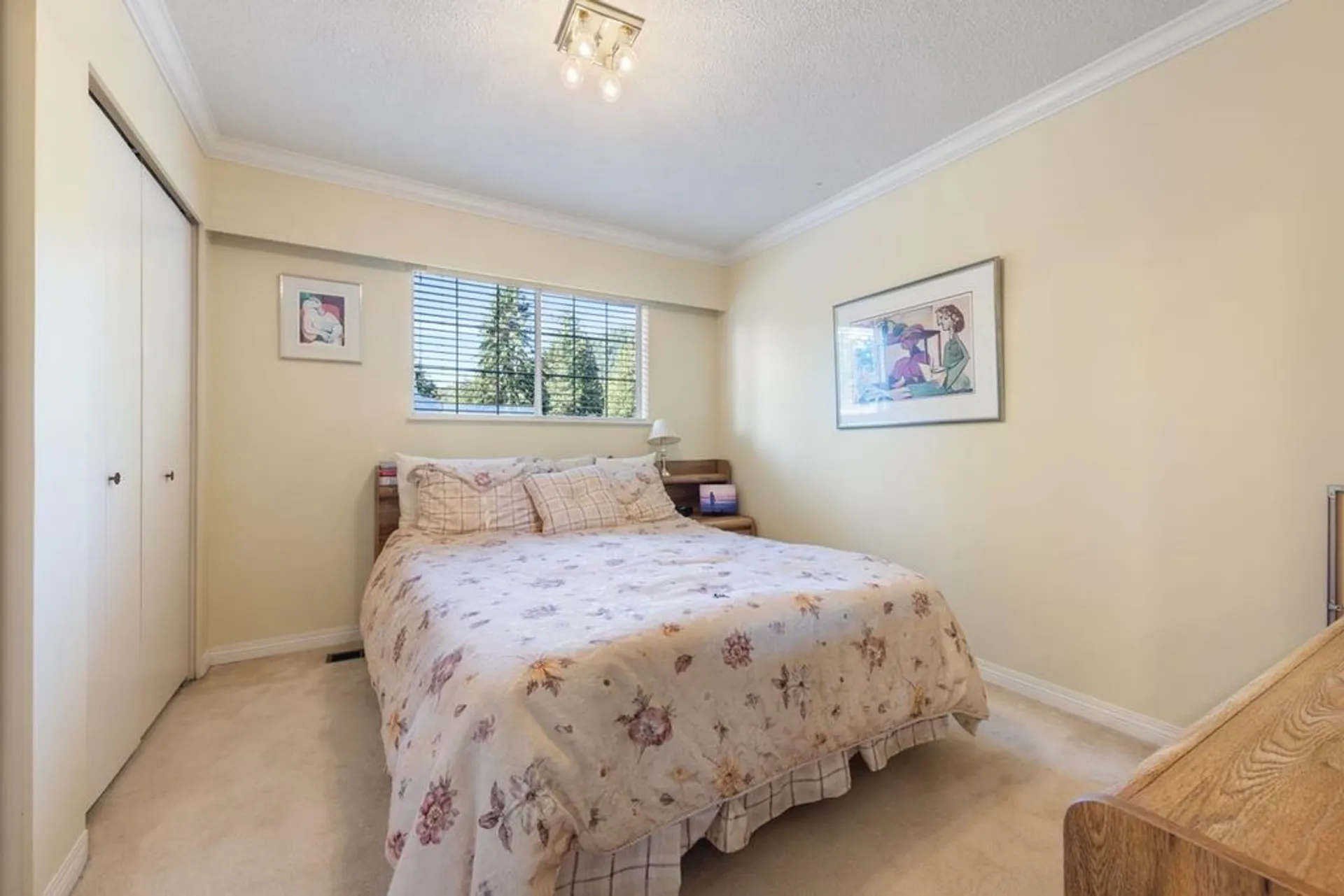 Finished bedroom after renovation